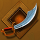 magic book sword symbol icon