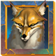 majestic wolf fox symbol icon