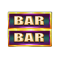 mango tango double bar symbol icon