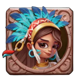 maya ways feather girl symbol icon