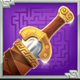 maze of fortune sword symbol icon