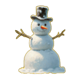 mega christmas snowman symbol icon
