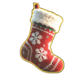 mega christmas socks symbol icon