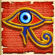 mega jackpots cleopatra eye symbol icon