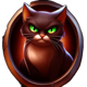 merlins mixtures angry cat symbol icon
