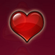mighty 40 heart symbol icon