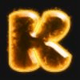 milky ways k symbol icon