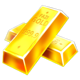money 5 booster gold bars symbol icon