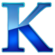 money 5 booster k symbol icon