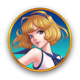 moon princess trinity blue symbol icon