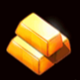 mooneys money gold bar symbol icon