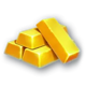 mystery heist gold bars symbol icon