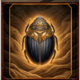 mystic mirage golden scarab symbol icon