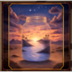 mystic mirage sunset jar symbol icon