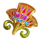 nefertiti hot flower symbol icon
