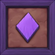 nuclear tumble diamond symbol icon