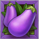 nuclear tumble eggplant symbol icon