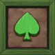 nuclear tumble spade symbol icon