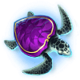 ocean magic turtle symbol icon
