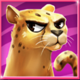 ostrich luck leopard symbol icon