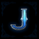 outlaw waysfecta j letter symbol icon