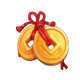 panda rica coins symbol icon