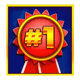payday megaways first place ribbon symbol icon