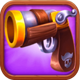 pearls of pirate treasure pistol symbol icon