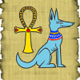 pharaohs fortune dog symbol icon