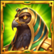 pharaohs vault hold and win eagle symbol icon