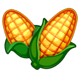 piggy balloons corn cobs symbol icon