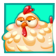 piggy balloons grumpy chicken symbol icon