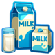 piggy balloons milk symbol icon