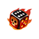 piggy inferno dice symbol icon