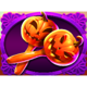pinateros vs zombies pumpkin lollipops symbol icon