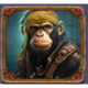 pirate blimey pirate chimp symbol icon