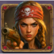 pirate blimey pirate woman symbol icon
