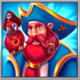 pirate coins wheel man symbol icon