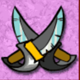 pirate swords symbol icon