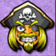 pirate wild symbol icon
