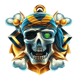 pirates plenty battle for gold skull symbol icon