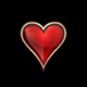 playboy gold jackpots heart symbol icon