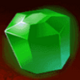 playtech hot gems green jewel symbol icon