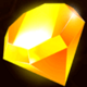 playtech hot gems yellow jewel symbol icon