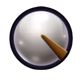 pool master ball white symbol icon