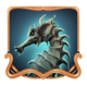 poseidon jackpot seahorse symbol icon