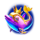 queen of atlantis dolphin symbol icon