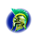 queen of atlantis helmet symbol icon