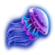 queen of atlantis jellyfish symbol icon