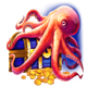 queen of atlantis octopus symbol icon